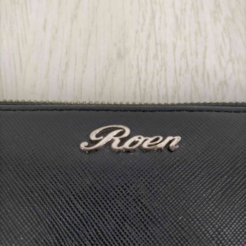 ロエン Roen レザーラウンドジップ長財布 メンズ