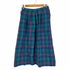 ペンドルトン PENDLETON USA製 チェック柄ウールスカート レディース 10
