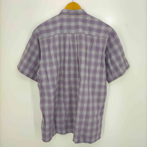 パパス papas コットン チェック レギュラーシャツ メンズ import:M