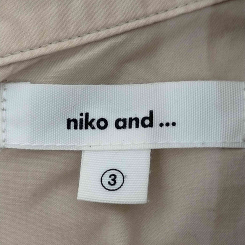 ニコアンド Niko and... シャツワンピース レディース 3