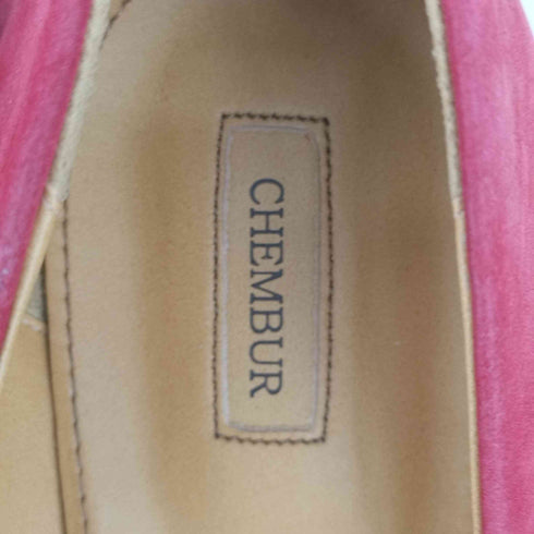 チェンバー CHEMBUR チャンキーヒールスエードパンプス レディース 38