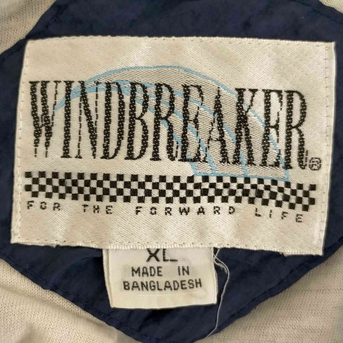 ウィンドブレーカー WINDBREAKER 90s バングラデシュ製 マルチカラーナイロンジャケット メンズ JPN:XL