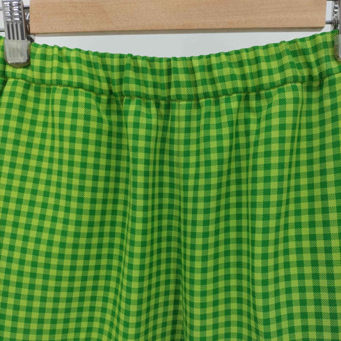メゾンスペシャル MAISON SPECIAL Gingham Check Easy Pants ギンガムイージーフレアパンツ レディース FREE