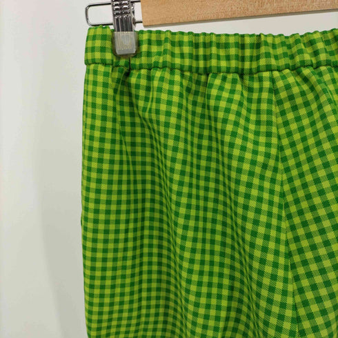 メゾンスペシャル MAISON SPECIAL Gingham Check Easy Pants ギンガムイージーフレアパンツ レディース FREE