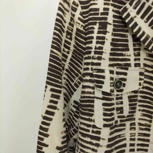 エス マックスマーラ 'S Max Mara 総柄 裏地総シルク チェスターコート スプリングコート レディース JPN:42