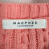 マカフィー MACPHEE ハイブリットコットンケーブル クルーネックカーディガン レディース JPN:S