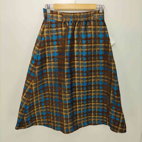 ダブルスタンダードクロージング DOUBLE STANDARD CLOTHING チェックフレアスカート レディース