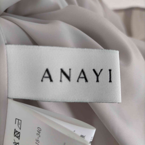 アナイ ANAYI ラッフルヘムジャンパースカート レディース 34