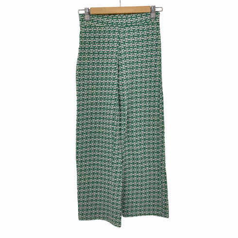 ザラ ZARA RETRO JACQUARD PANTS レディース import:S