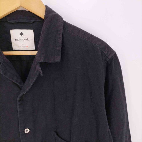 スノーピーク Snow Peak ヘムスリット シャモアシャツ メンズ JPN:M