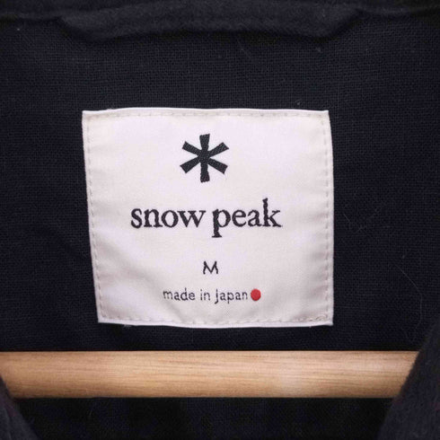 スノーピーク Snow Peak ヘムスリット シャモアシャツ メンズ JPN:M