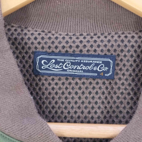 ロストコントロール LOST CONTROL Embroidery Zip Blouson エンブロイダリージップブルゾン メンズ JPN:4