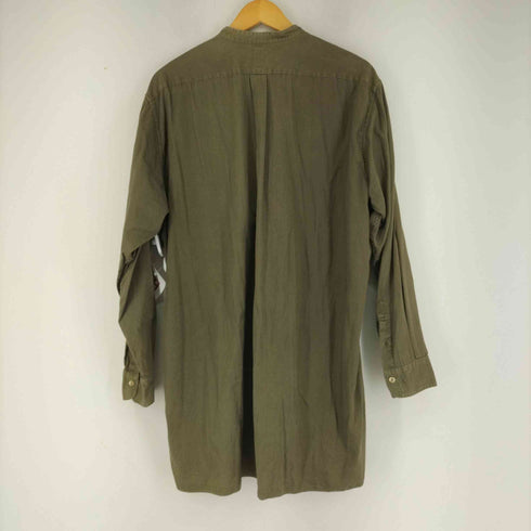 コモリ COMOLI プルオーバーカーゴシャツ (OLIVE) メンズ JPN:3