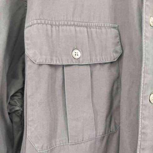 コモリ COMOLI プルオーバーカーゴシャツ (OLIVE) メンズ JPN:3