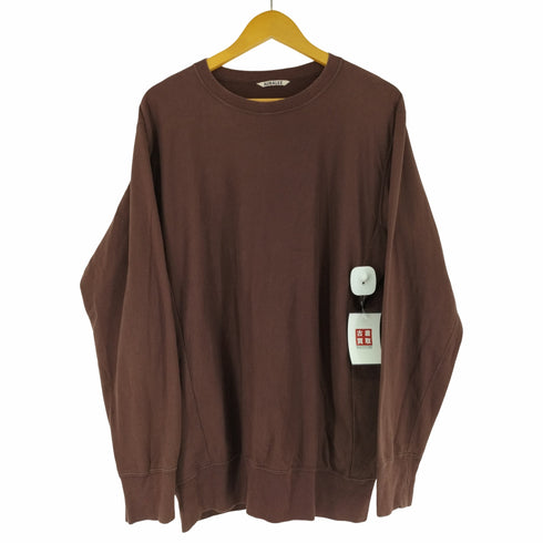オーラリー AURALEE SUPER HIGH GAUGE SWEAT P/O メンズ JPN:5