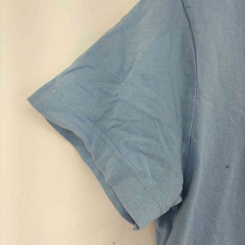 ザラ ZARA 背面フロッキープリント キャラクターデザインTシャツ レディース import:M