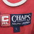 チャップスラルフローレン CHAPS RALPH LAUREN ブランドロゴプリント コットン長袖シャツ メンズ import:L