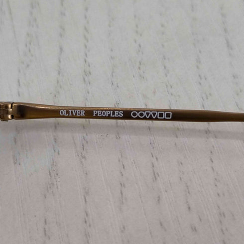 オリバーピープルズ OLIVER PEOPLES オプテックジャパン期 彫刻デザイン眼鏡 メンズ 50□19