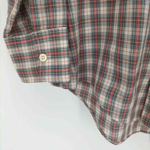 シアーズ Sears 80~90s マドラスチェック 長袖シャツ メンズ 15 32-33