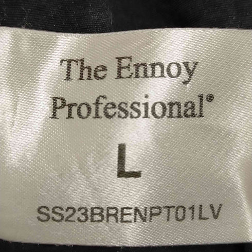 ザ エンノイ プロフェッショナル The Ennoy Professional ロゴ刺繍ナイロンイージーパンツ メンズ L
