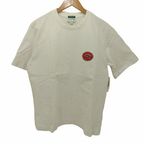 ラコステ LACOSTE 別注 C/C TEE SP ロゴパッチ半袖Tシャツ メンズ import:S