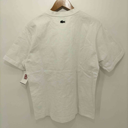 ラコステ LACOSTE 別注 C/C TEE SP ロゴパッチ半袖Tシャツ メンズ import:S