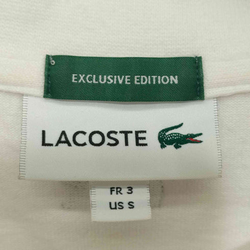ラコステ LACOSTE 別注 C/C TEE SP ロゴパッチ半袖Tシャツ メンズ import:S