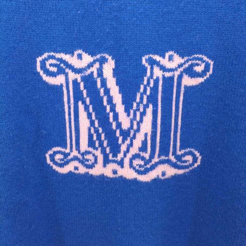 マックスマーラ MAX MARA EDO フロントイニシャル M クルーネックニット ピュア カシミヤ レディース import:M