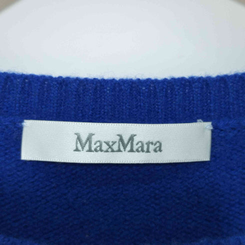 マックスマーラ MAX MARA EDO フロントイニシャル M クルーネックニット ピュア カシミヤ レディース import:M
