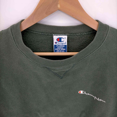チャンピオン Champion USA製 フロントロゴオーバースウェット メンズ import:XL