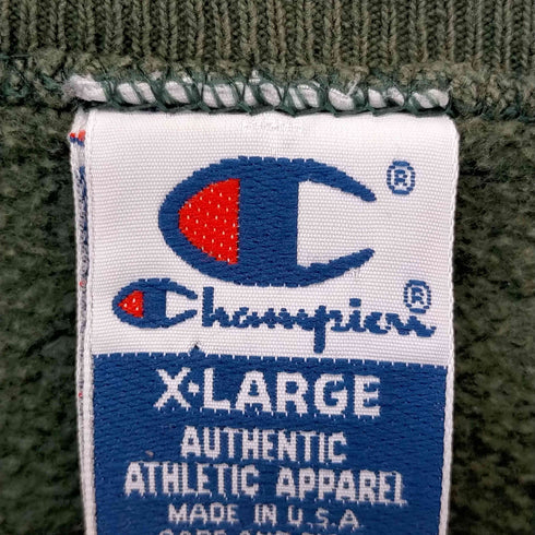 チャンピオン Champion USA製 フロントロゴオーバースウェット メンズ import:XL