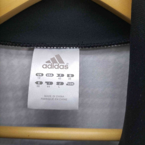 アディダス adidas 千鳥格子 ウォームアップ ジャケット トラック ジャージ レディース JPN:L
