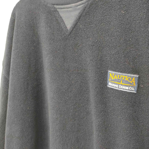 ノーティカ NAUTICA MARINE DENIM CO Vガゼット フリースプルオーバー メンズ import:XL
