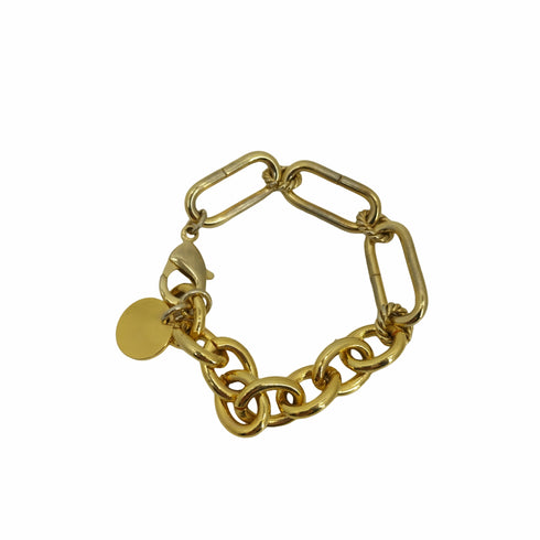 レイビームス Ray BEAMS mixed metal chain bracelet ミックスチェーンブレスレット レディース