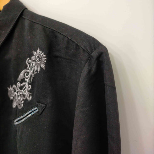 ラングラー Wrangler 90S 花刺繍 ウエスタンシャツ メンズ import:XL
