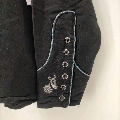 ラングラー Wrangler 90S 花刺繍 ウエスタンシャツ メンズ import:XL