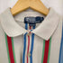 ポロバイラルフローレン Polo by RALPH LAUREN 90s USA製ポニー刺繍 鹿の子 マルチカラーストライプポロシャツ メンズ import:L