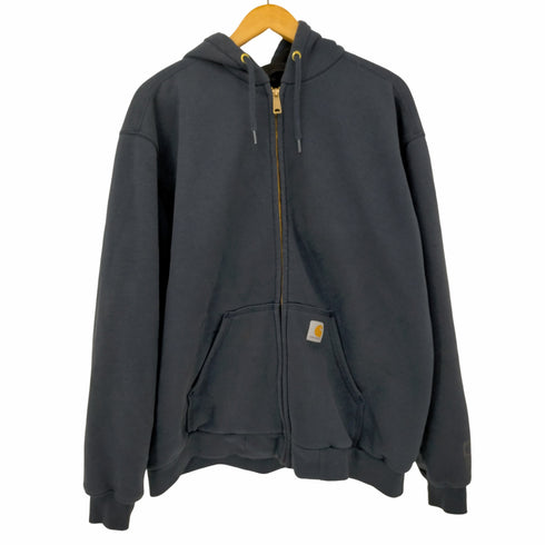 カーハート Carhartt RAIN DEFENDER ロゴパッチ ジップアップパーカー 裏地メッシュ メンズ import:L
