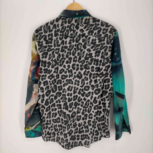 ポールスミス Paul Smith HALF FACE HALF FLORAL 総柄 L/S シャツ メンズ import:M