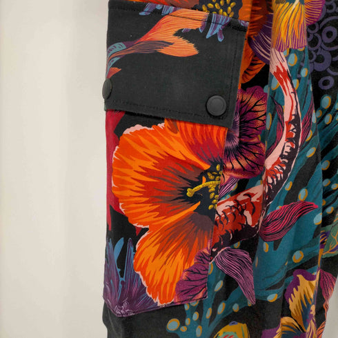 ポールスミス Paul Smith フローラル ファティーグ カーゴパンツ レディース S