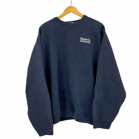 フルーツオブザルーム FRUIT OF THE LOOM 90-00s Bayer 刺繍 クルーネックスウェット メンズ import:XXL
