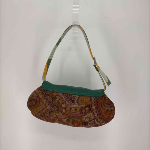 ポールスミス Paul Smith レザー かぶせ ジャガード ショルダーバッグ レディース
