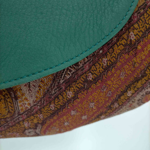 ポールスミス Paul Smith レザー かぶせ ジャガード ショルダーバッグ レディース