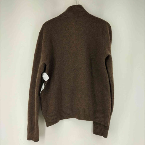 ポロバイラルフローレン Polo by RALPH LAUREN 90-00s ITALIAN YARN スモールポニー刺繍 ラムウール ハイネックハーフジップニット メンズ import:XL