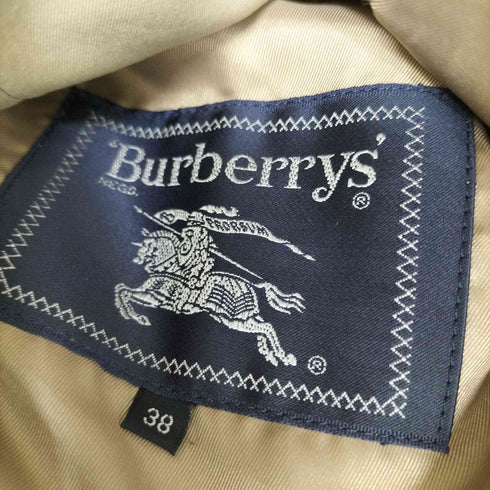 バーバリーズ BURBERRYS 90S 裏地 ノバチェック ライナー付き トレンチコート レディース FR:38
