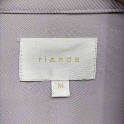 リエンダ rienda 22SS ボタンデザインライトCT スプリング コート レディース JPN:M