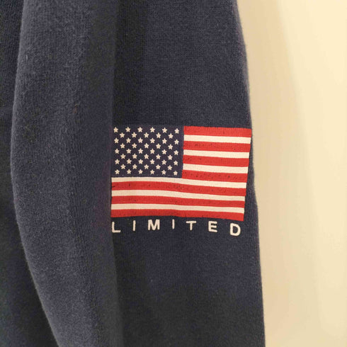 limited sport 刺繍 ハーフジップスウェット メンズ