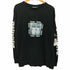 前面プリント 映画 クルーネックロングスリーブTシャツ メンズ import:L
