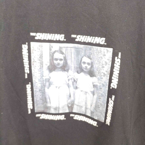 前面プリント 映画 クルーネックロングスリーブTシャツ メンズ import:L