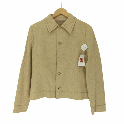 ジェイプレス J.PRESS シルク ウール ネップ ボタンシャツ ジャケット メンズ